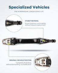 Exterior Rear Driver Left Passenger Right Side Door Handle Replacement for