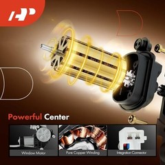 Power Window Regulator with Motor Compatible with Mazda MPV Rear Driver Side