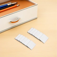 30Pcs White PU Door Draft Stopper Strips Weatherproof Insulation Door Gap Seal