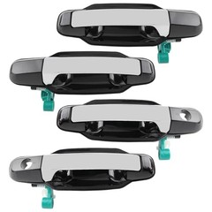 Door Handles Exterior Automotive Black Outer Front Rear Left Driver Right