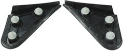 1Pair Car Side Mirror Corner Triangle Cover Trim for 2013 2014 2015 2016 2017 20