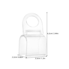 6 Pcs Blind Cover Clips Curtain Retainer Holder Roller Pull Plastic