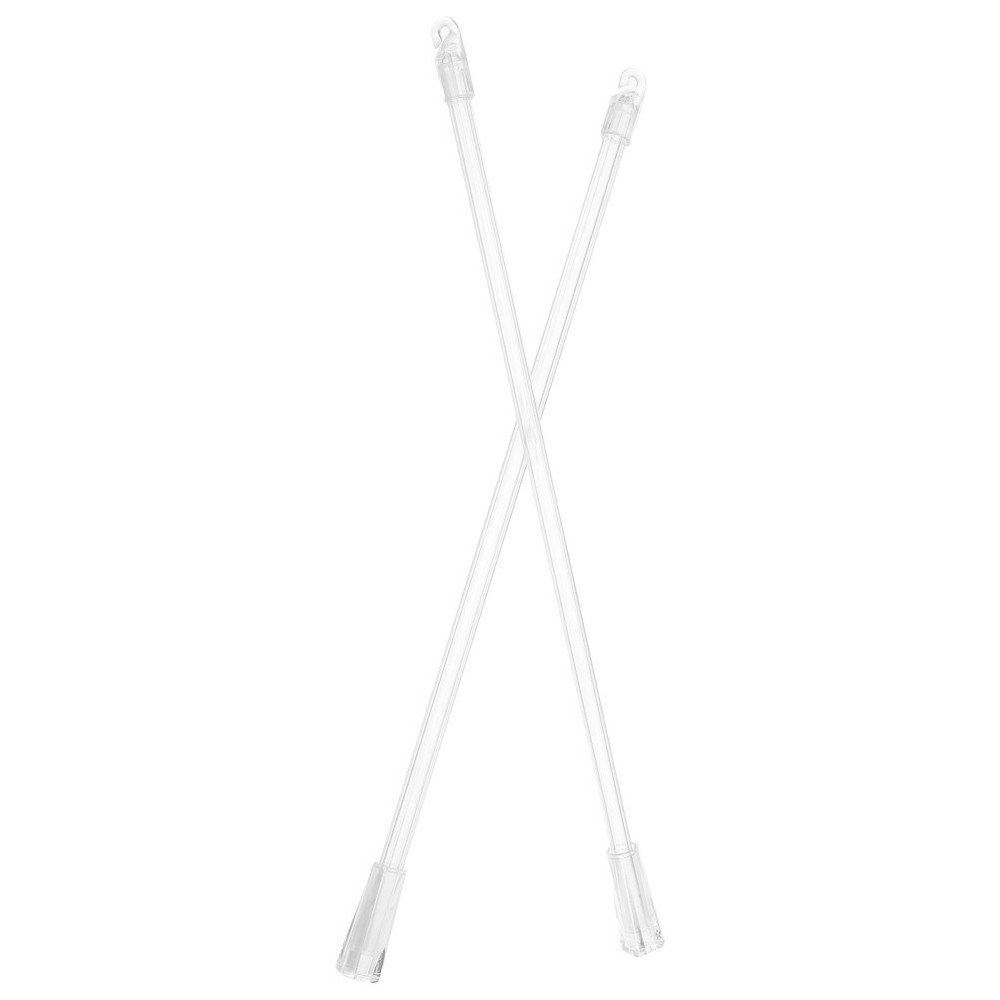 2 Pcs Drapery Rods Pull Telescopic Blind Wand Sticks to Open Blinds Replacement