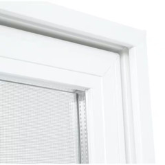 32.25 In. X 22.25 In. White Double-Pane Insulated Glass Hinged Vinyl Hopper Insw