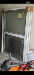 Don Young Co 8200 Single Hung Aluminum Window White Clear Glass 35.75×71.5