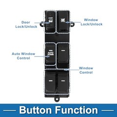 Kia Soul Power Window Switch 935702K010 – Window Control Switch for 2010-2013