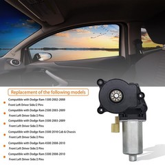 HXHAUTO 2 pins Front Left Driver Side Power Window Motor Compatible with…