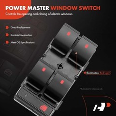 Master Power Window Switch Compatible with GMC Acadia 2007-2016, Acadia