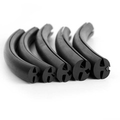 NBR Rubber Window Seal Strip – 3 Groove Weatherproof Edge Trim (Per Meter)
