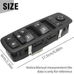 MDEOOSKY Front Driver Side Power Window Switch, Replacement for Dodge Durango