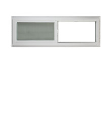 Double Pane Horizontal Window 36″ x 12″ FL. Approved Argon Gas Low E Temperered