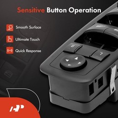 Front Left Driver Side Power Window Switch | Compatible with Volkswagen
