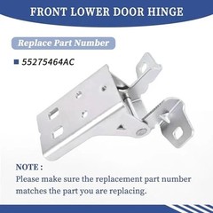 Front Lower Door Hinge Assembly 55275464AC Compatible with Dodge Ram 1500 2500