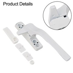 Left Right Hand Aluminum Alloy External Flat Handle For Window Universal