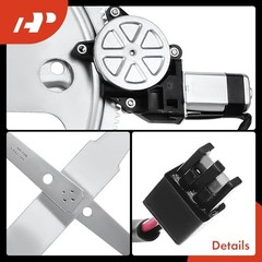 Front Left Driver Side Power Window Regulator with 2-Pin Front Driver (LH)