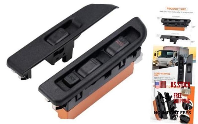 2 Pcs 8973151840 Power Window Switch Compared with Isuzu NPR NQR NPR-HD 98-07