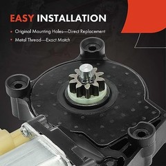 Power Window Lift Motor Front Driver Side, with 2-Pin Plug | Compatible with