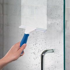 Unger 12” Glass & Surface Squeegee – Multipurpose Rubber Blade Squee