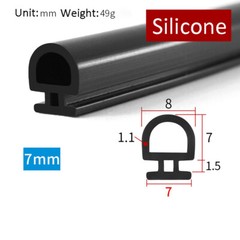 Bubble Gasket Seal for UPVC Doors Windows Rubber Strip Draught Repair 1 Metre