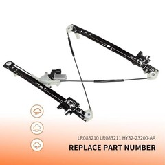Passenger Side Power Window Regulator with Motor Auto-up Compatible with Right