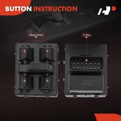 Power Window Switch Compatible with Chrysler PT Cruiser 2006 2007 2008 2009