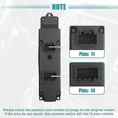 Front Left Driver Side Power Window Switch Fit for Mazda 2 M2 2007-2013