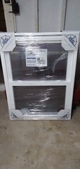 VINYL STORM WINDOW BRAND NEW NBP CRUSADER ELITE DOUBLE HUNG 341/4 X 441/2
