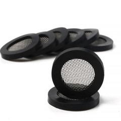 50Pcs Reusable Silicone Bellows Washer Rubber Filter for Shower and Hose
