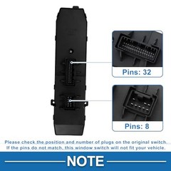 Power Window Switch Front Left Driver Side Window Control Switch for Kia