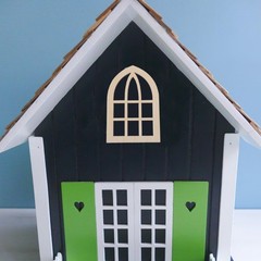 16Pcs Mini Wood Window Frames for Crafts Beige Durable Dollhouse Decoration