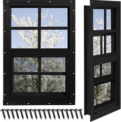Weather-Resistant Shed Windows 12×18 with Built-in Screens – Easy Home Upgrade