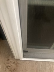 35” W X 57” H Simonton Double Hung Window With Grid Half Screen See Notes
