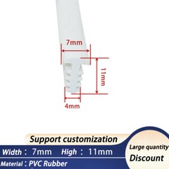 uPVC Window & Door Bubble Gasket Seal Flipper Double Glazing Rubber Draught Seal