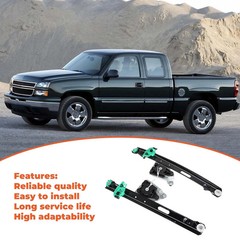 Labwork 2PCS Power Window Regulator Rear Row Left and Right Without Motor Replac