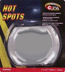 Oblong 4” X 5.5” Stick-On Convex HotSpot Mirror
