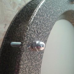 PORTHOLE FOR DOOR phi 350 mm “Old Gold”