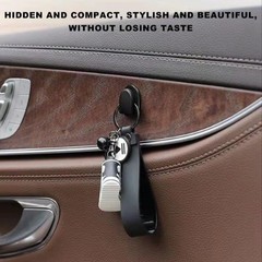 4PCS Self-Adhesive Car Dashboard Hooks, Strong Sticky Hangers for Color: 4 PCS