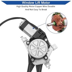 741-586 Power Window Regulator with Motor Compatible Front Left Driver Side