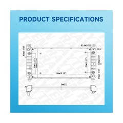 Rayten Aluminum Radiator Compatible with Cadillac Escalade 6.0 V8 2002-2006, …