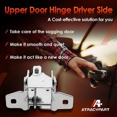 Upper Door Hinge Driver Side Left LH, Compatible with 1994-2002 55075957AC