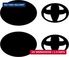Pre-Cut Front & Rear Emblem Tint Compatible with Toyota RAV4 2019-2024| Precisio