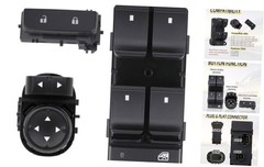 Power Window Control Switch Button & Door Lock & Mirror Switch Front Driver