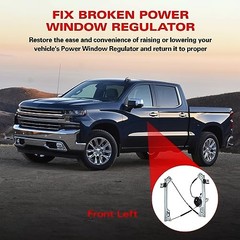 751-724 Car Vehicles Power Window Front Left 2014-2019 Chevy Silverado 1500