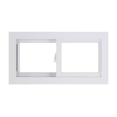 70 Series 30.75 In. X 16.25 In. Universal Hand White Vinyl Low-E Argon Sliding B