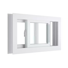 70 Series 30.75 In. X 16.25 In. Universal Hand White Vinyl Low-E Argon Sliding B