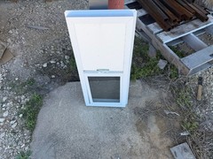 TAFCO WINDOW 32×14 White Aluminum Trailer Screen Windows