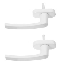 2 Pcs Inward Opening Window Handle Heavy Duty Lock Glass Aluminum