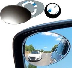 Semi Oval Convex Rear View Mirror – HD Glass Side Mirror for Blind Spot, Fixed o