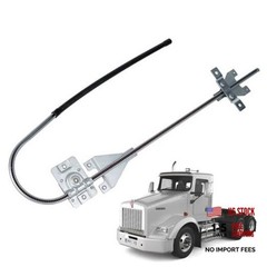 Driver Side Manual Window Regulator Compatible with Kenworth C500, T300, T800,
