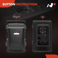 Power Window Switch Compatible with Kia Sportage 2011-2013 Rear Driver Side,